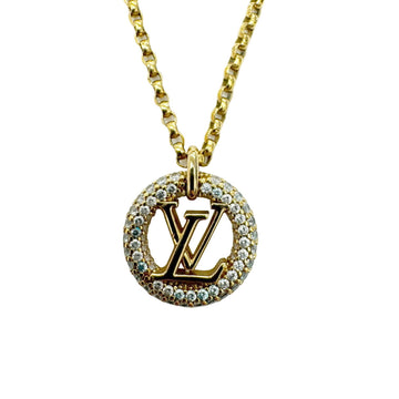 Louis Vuitton Pendantiff PM B Blossom Diamond Necklace K18Pg Flower Pendant