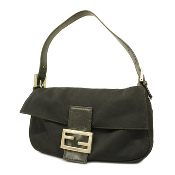 FENDIAuth  Mamma Bucket Women's Nylon Handbag Black