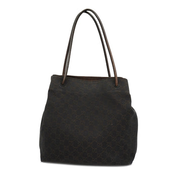 GUCCIAuth  GG Canvas Tote Bag 101341 Women's GG Canvas,Leather