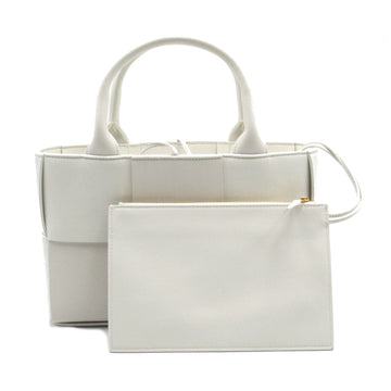 BOTTEGA VENETA Mini Arco Tote Bag White Lambskin [sheep leather] 709337VCQC29009