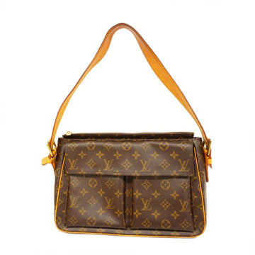 LOUIS VUITTON Shoulder Bag Monogram Vivacite GM M51163 Brown Ladies