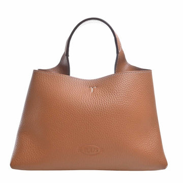 TOD'S Leather Shoulder Bag Brown Women's