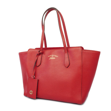 Gucci 354408 Women's Leather Handbag,Tote Bag Red Color