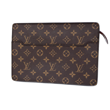 LOUIS VUITTONAuth  Monogram Pochette Homme M51795 Men's Clutch Bag