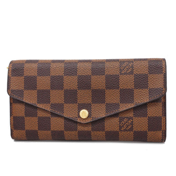 LOUIS VUITTONAuth  Damier Portofeuil Sala N63209 Long Wallet