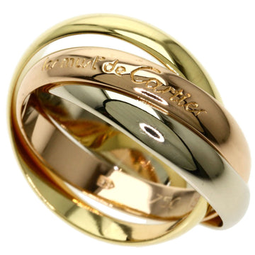 Cartier Trinity # 51 Ring / K18 Yellow Gold K18WG K18PG Ladies CARTIER