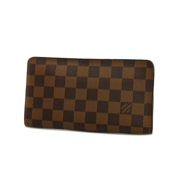 LOUIS VUITTONAuth  Damier Portomonegip N61728 Men,Women,Unisex Long Wallet