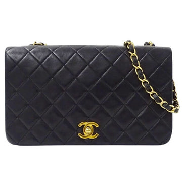 Chanel Bag Matelasse Women's Shoulder Lambskin Black