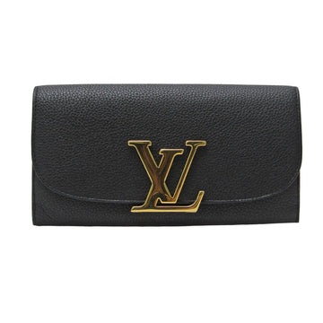 LOUIS VUITTON Taurillon Portefeuil Vivienne M58266 Women's Taurillon Leather Long Wallet [bi-fold] Noir