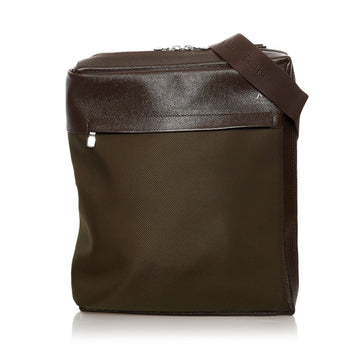 Louis Vuitton Taiga Beluga Shoulder Bag M30912 Khaki Brown Nylon Leather Ladies LOUIS VUITTON