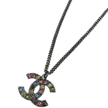 CHANEL Cocomark 05A 2005 Metal Rhinestone Multicolor Necklace