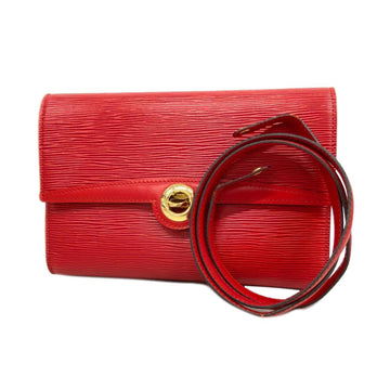 LOUIS VUITTON Shoulder Bag Epi Arche M52577 Castilian Red Ladies