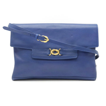 Gucci shoulder bag leather blue 004.110.0217
