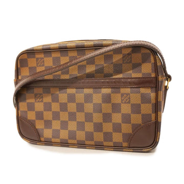 LOUIS VUITTON Shoulder Bag Damier Trocadero 27 N48085 Ebene SPO Women's