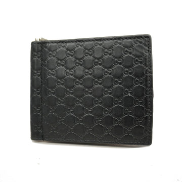 Gucci Bifold Wallet Micro Gucci Shima 544478 Leather Black