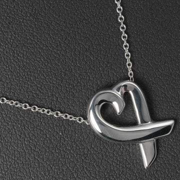 TIFFANY Loving Heart Necklace Silver 925 &Co. Women's