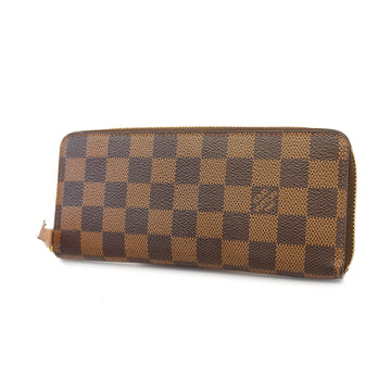 LOUIS VUITTONAuth  Damier Portefeuille Clemence N41626 Women's Long Wallet