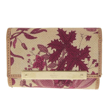 GUCCI key case for 6 flower pattern 127048 496334