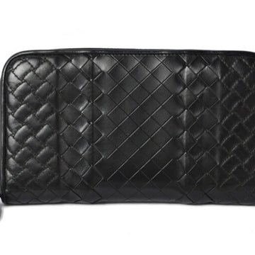 Bottega Veneta M2203-14-bv Intrecciato Wallet Black