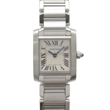 CARTIER Tank Francaise SM Wrist Watch watch Wrist Watch W51008Q3 Quartz Ivory Stainless Steel W51008Q3