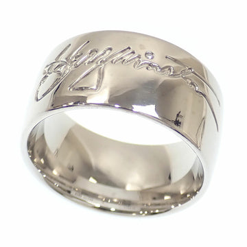 HARRY WINSTON Signature Band Ring Men's Diamond K18WG No. 24.5 25.6g 18K White Gold 750 1P WBDWRD12MMHWS-110