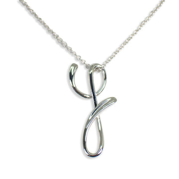 TIFFANY 925 initial y pendant necklace