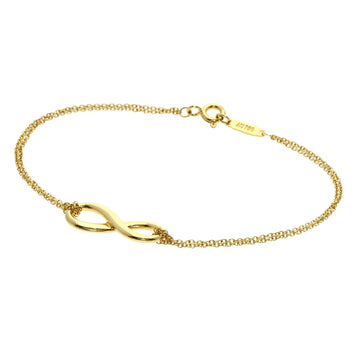 TIFFANY Infinity Bracelet K18 Yellow Gold Women's &Co.
