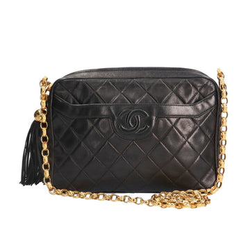 Chanel matelasse shoulder bag lambskin ladies