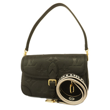 LOUIS VUITTONAuth  Monogram Empreinte Diane M46386 Women's Shoulder Bag Noir