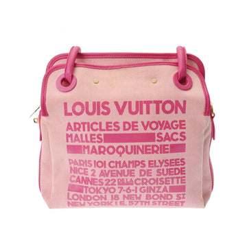 LOUIS VUITTON Rider Cruise 2009 Limited Fuchsia M92809 Women's Canvas/Leather Tote Bag