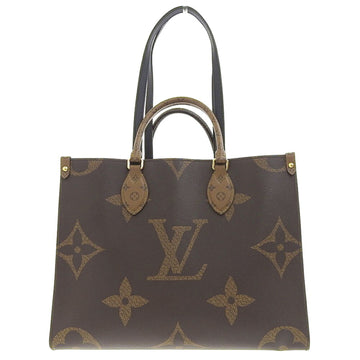 LOUIS VUITTON Monogram Giant Reverse On The Go MM Handbag Tote Bag M45321