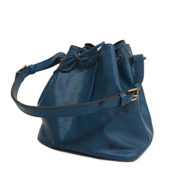 LOUIS VUITTONAuth  Epi Petit Noe M44105 Women's Shoulder Bag Toledo Blue