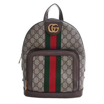 GUCCI Ophidia GG Supreme Small Backpack Rucksack 547965 Beige/Brown Women's