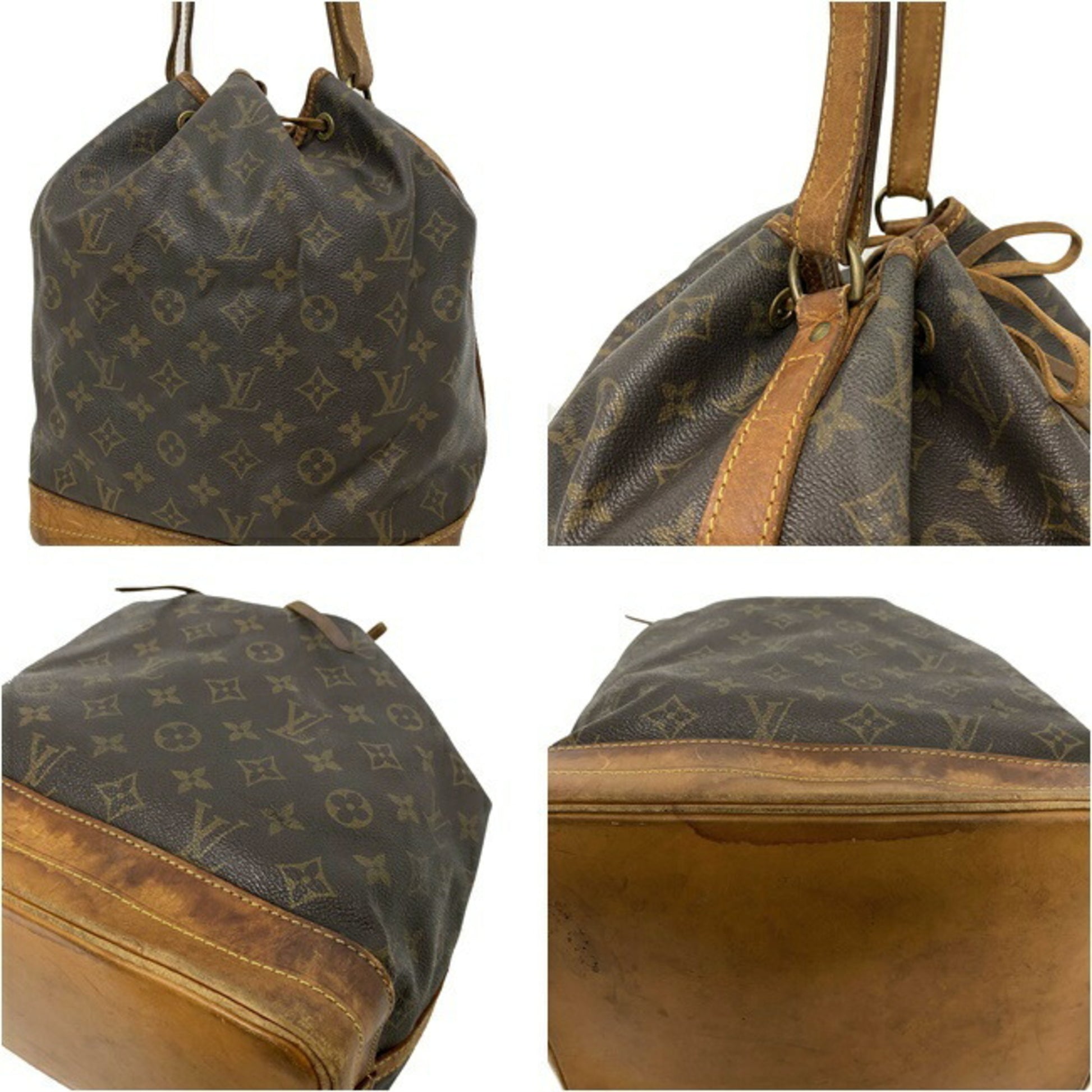 Louis Vuitton Bag Noe Brown Monogram M42224 Shoulder LOUIS VUITTON Lad