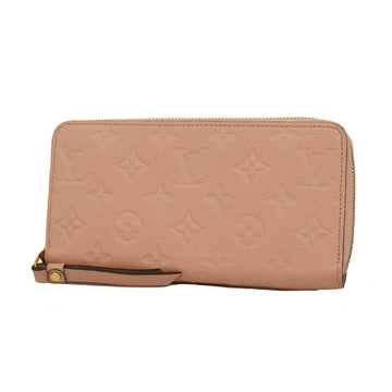 LOUIS VUITTONAuth  Monogram Empreinte Zippy Wallet M64090