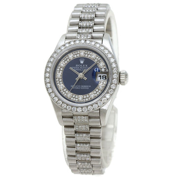 Rolex 69136 Datejust Diamond Maker Complete Watch Overhauled Platinum PT Women's ROLEX