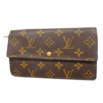 LOUIS VUITTONAuth  Monogram Porto Mone Credit M61725 Long Wallet