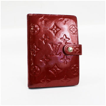 LOUIS VUITTON Monogram Vernis Agenda PM Notebook Cover R21016 Pom d'Amour [Red]  Women's