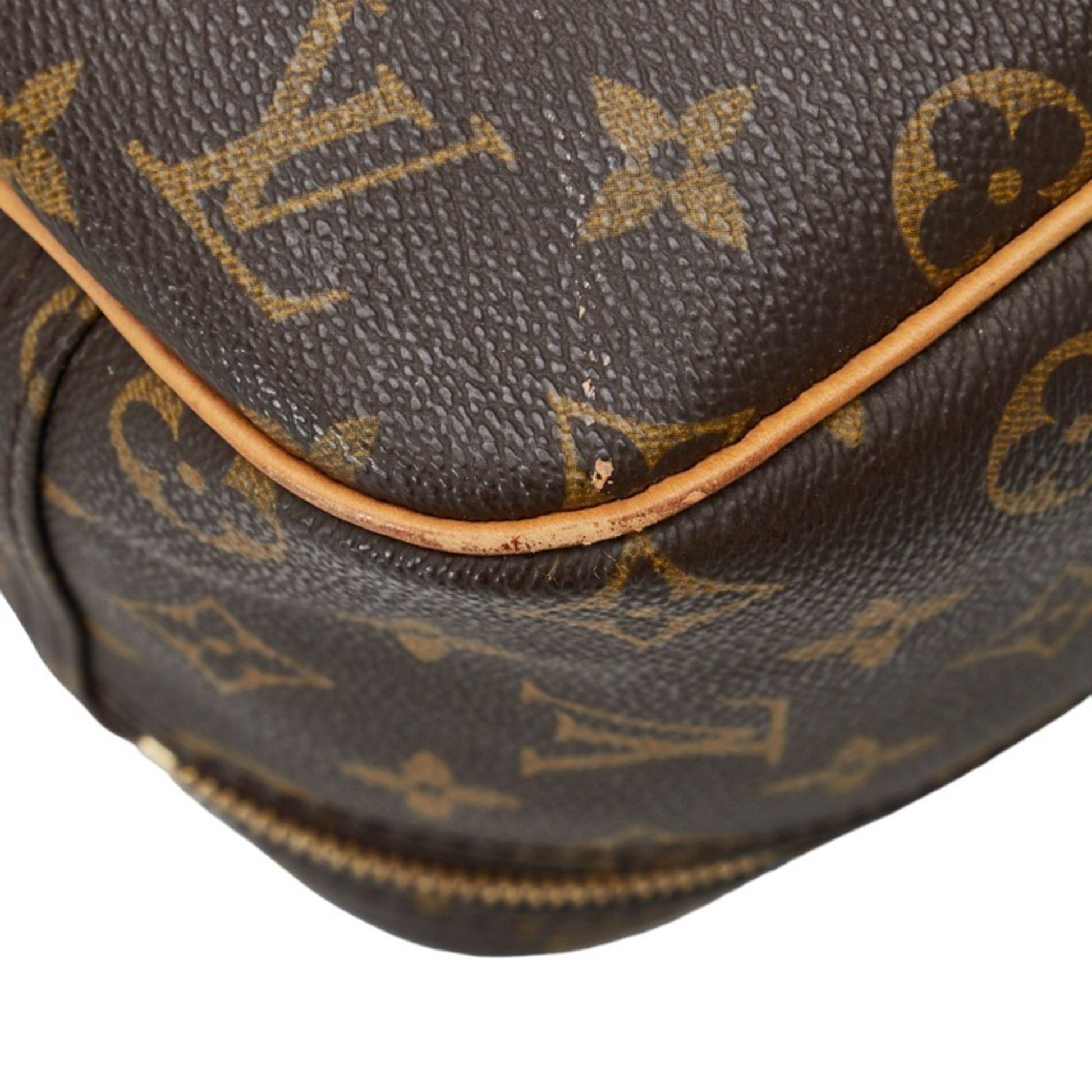 Louis Vuitton Monogram Excursion Handbag M41450 Brown PVC Leather