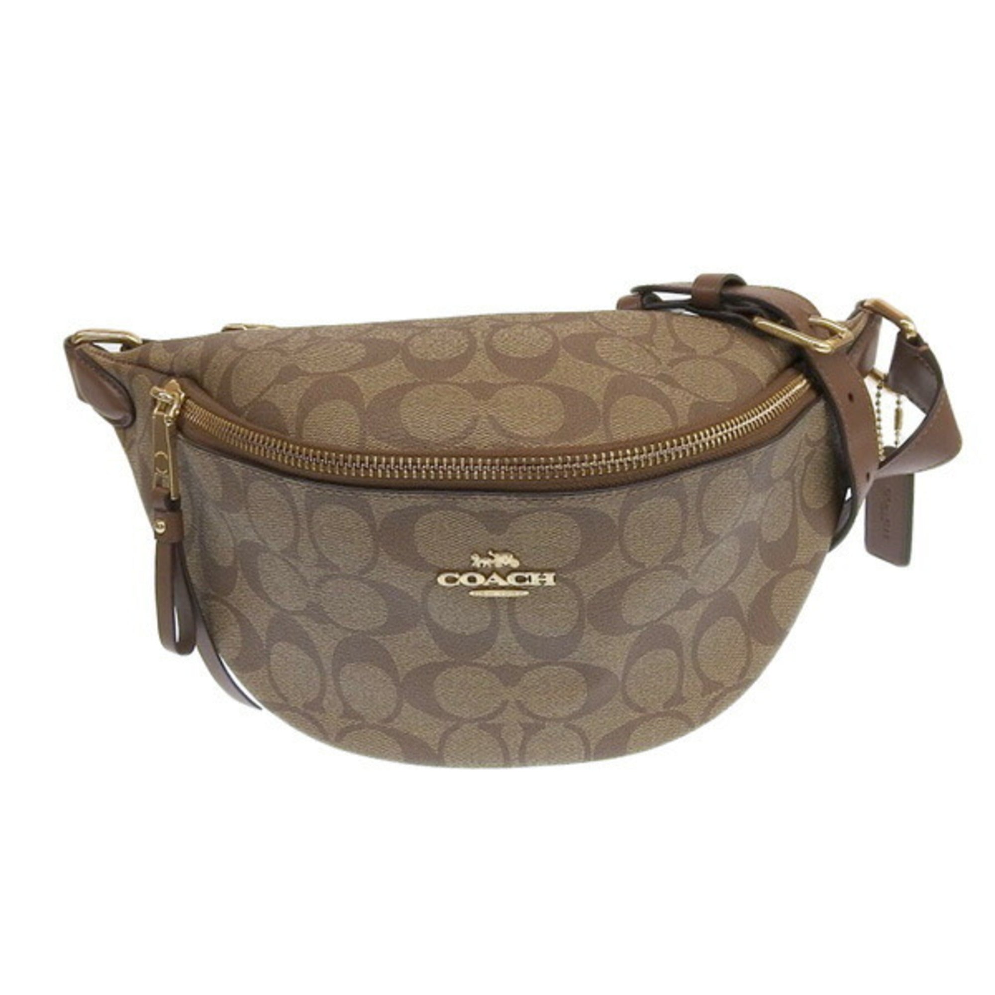 COACH signature bum bag belt bag F48740 brown