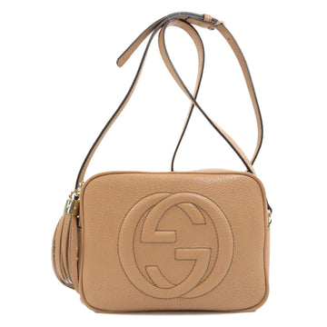 Gucci 308364 Soho Interlocking G Shoulder Bag Calf Ladies