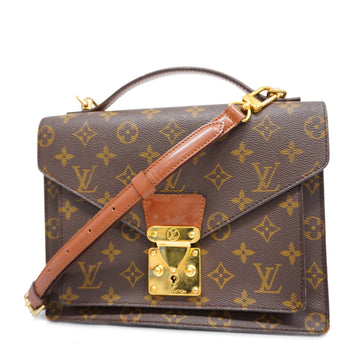 LOUIS VUITTONAuth  Monogram 2way Bag Monceau M51185