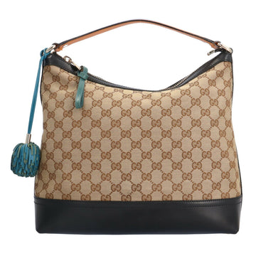 GUCCI Hobo Handbag GG Canvas Beige Ladies