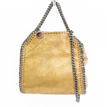 STELLA MCCARTNEY TINY 391698 W9056 Women's Polyester Handbag,Shoulder Bag Metallic Pink