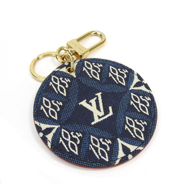 LOUIS VUITTON Keyring Keychain Portocle Ilustre MP2848 Monogram Jacquard Since1854 Navy Accessories Bag Charm Ladies Men's  keyring