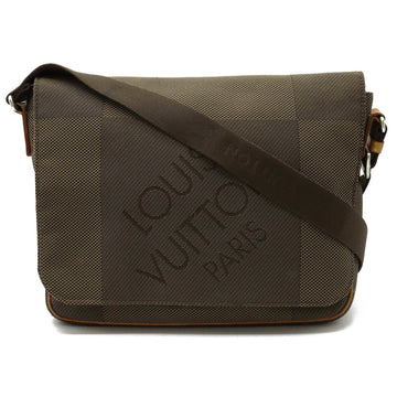 LOUIS VUITTON Damierjean Petit Messager Shoulder Bag Tail M93617