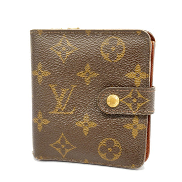 LOUIS VUITTONAuth  Monogram Compact Zip M61667 Wallet [bi-fold]