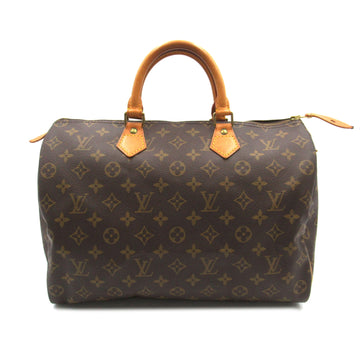 LOUIS VUITTON Speedy 35 Brown Monogram PVC coated canvas M41524