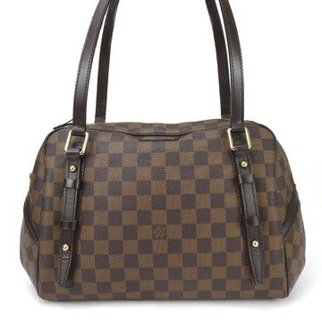 LOUIS VUITTON Shoulder Bag Rivington PM N41157 Damier Ebene Women's