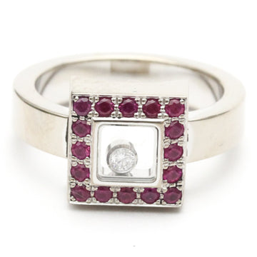 Chopard Happy Diamonds 82/2896/1-20 White Gold (18K) Fashion Diamond,Ruby Band Ring